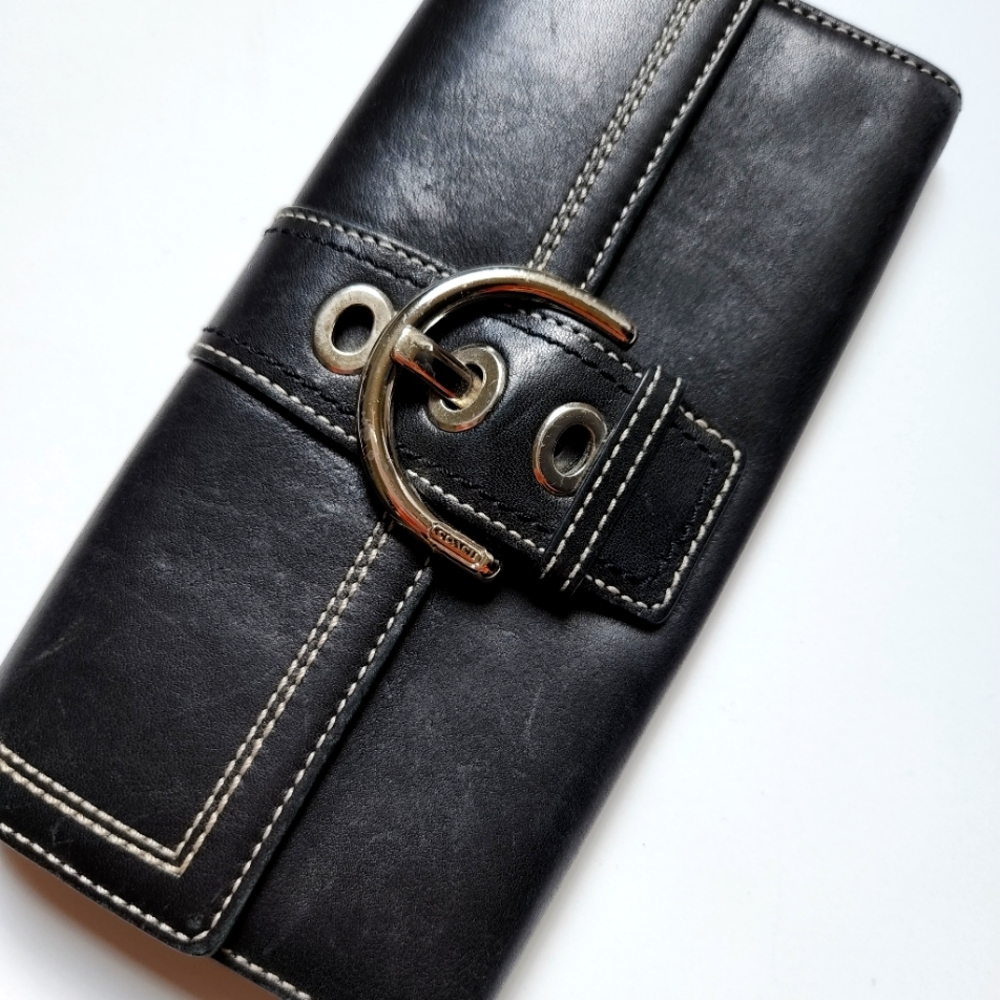 Vintage Coach Soho leather wallet